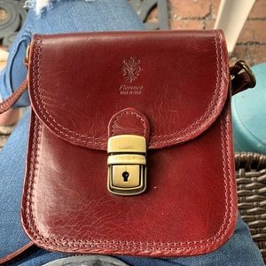 Florence bag made in Italy leather crossbody purse